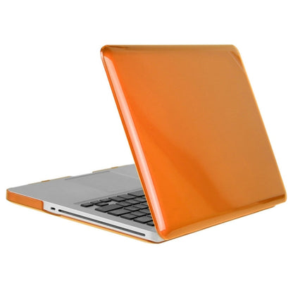 ENKAY for Macbook Pro 15.4 inch (US Version) / A1286 Hat-Prince 3 in 1 Crystal Hard Shell Plastic Protective Case with Keyboard Guard & Port Dust Plug(Orange) - MacBook Pro Cases by ENKAY | Online Shopping South Africa | PMC Jewellery | Buy Now Pay Later Mobicred