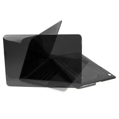 ENKAY for Macbook Pro Retina 15.4 inch (US Version) / A1398 Hat-Prince 3 in 1 Crystal Hard Shell Plastic Protective Case with Keyboard Guard & Port Dust Plug(Black) - MacBook Pro Cases by ENKAY | Online Shopping South Africa | PMC Jewellery | Buy Now Pay Later Mobicred