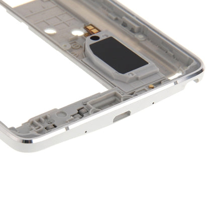 For Galaxy Note 4 / N910V Middle Frame Bezel Back Plate Housing Camera Lens Panel with Speaker Ringer Buzzer and Earphone Hole (White) - Frame Bezel Plate by PMC Jewellery | Online Shopping South Africa | PMC Jewellery | Buy Now Pay Later Mobicred