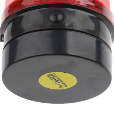 6-LED Flash Strobe Warning Light for Auto Car with Strong Magnetic Base (Red + Black) - Warning Lights by PMC Jewellery | Online Shopping South Africa | PMC Jewellery | Buy Now Pay Later Mobicred