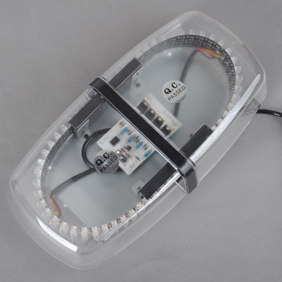 25W 240-LED Warning Mini Light Bar Strobe Waterproof Light, Yellow Light - Warning Lights by PMC Jewellery | Online Shopping South Africa | PMC Jewellery | Buy Now Pay Later Mobicred