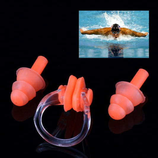 Soft Silicone Swimming Nose Clip and Ear Plug Set Earplug, Random Color Delivery - Others by PMC Jewellery | Online Shopping South Africa | PMC Jewellery | Buy Now Pay Later Mobicred