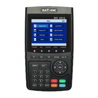 SATLINK WS6916 Digital Satellite Signal Finder Meter, 3.5 inch TFT LCD Screen, Support DVB-S / S2, MPEG-2 / MPEG-4(AU Plug) - Satellite Finder by PMC Jewellery | Online Shopping South Africa | PMC Jewellery | Buy Now Pay Later Mobicred