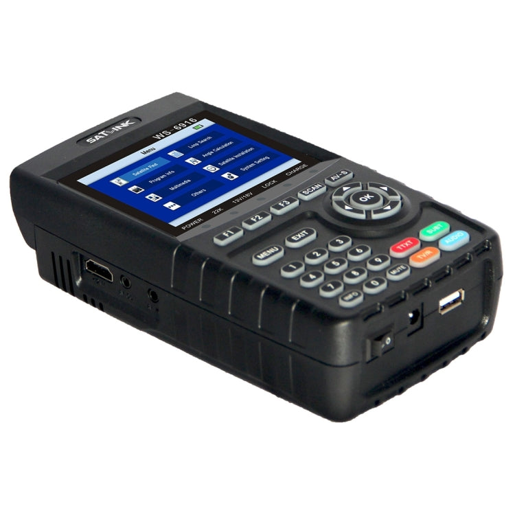 SATLINK WS6916 Digital Satellite Signal Finder Meter, 3.5 inch TFT LCD Screen, Support DVB-S / S2, MPEG-2 / MPEG-4(US Plug) - Satellite Finder by PMC Jewellery | Online Shopping South Africa | PMC Jewellery | Buy Now Pay Later Mobicred