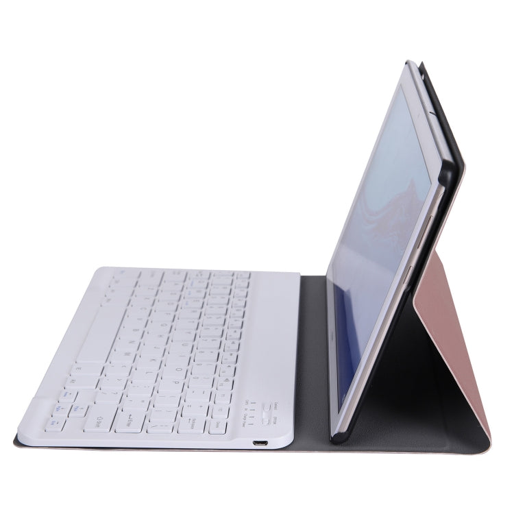 ABS Ultra-thin Split Bluetooth Keyboard Tablet Case for Huawei Honor 5 / T5 10.1 inch, with Bracket Function(Rose Gold) - Huawei Keyboard by PMC Jewellery | Online Shopping South Africa | PMC Jewellery | Buy Now Pay Later Mobicred