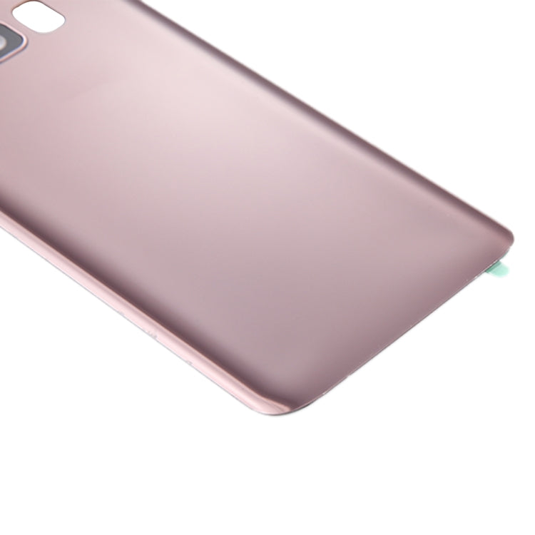 For Galaxy S8+ / G955 Battery Back Cover with Camera Lens Cover & Adhesive (Rose Gold) - Back Cover by PMC Jewellery | Online Shopping South Africa | PMC Jewellery | Buy Now Pay Later Mobicred