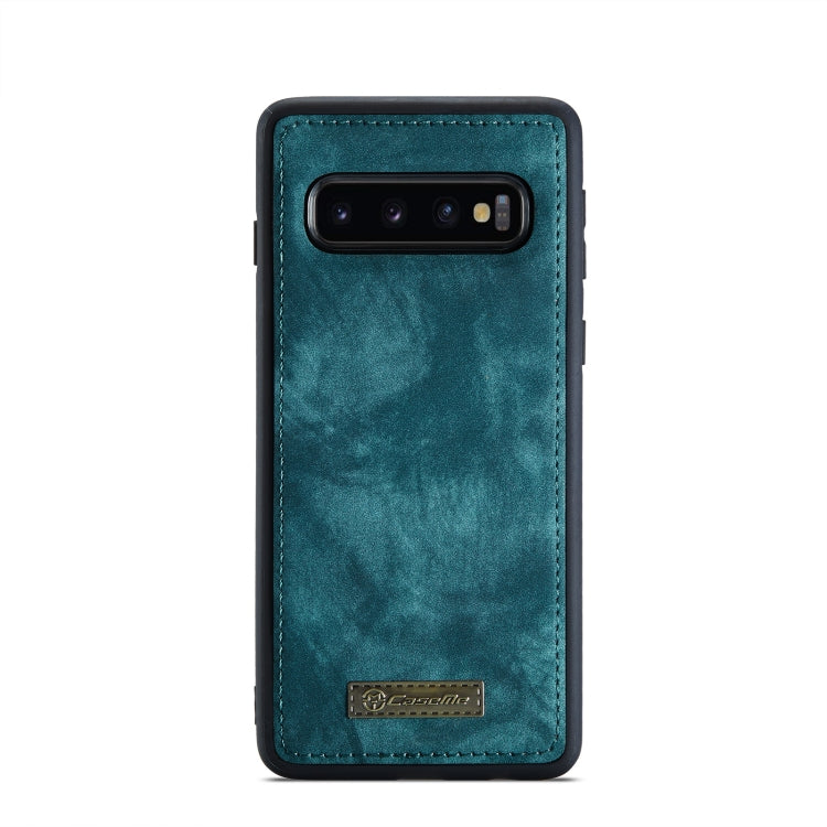 For Samsung Galaxy S10+ CaseMe-008 Detachable Multifunctional Flip Leather Phone Case(Blue) - Galaxy Phone Cases by CaseMe | Online Shopping South Africa | PMC Jewellery | Buy Now Pay Later Mobicred