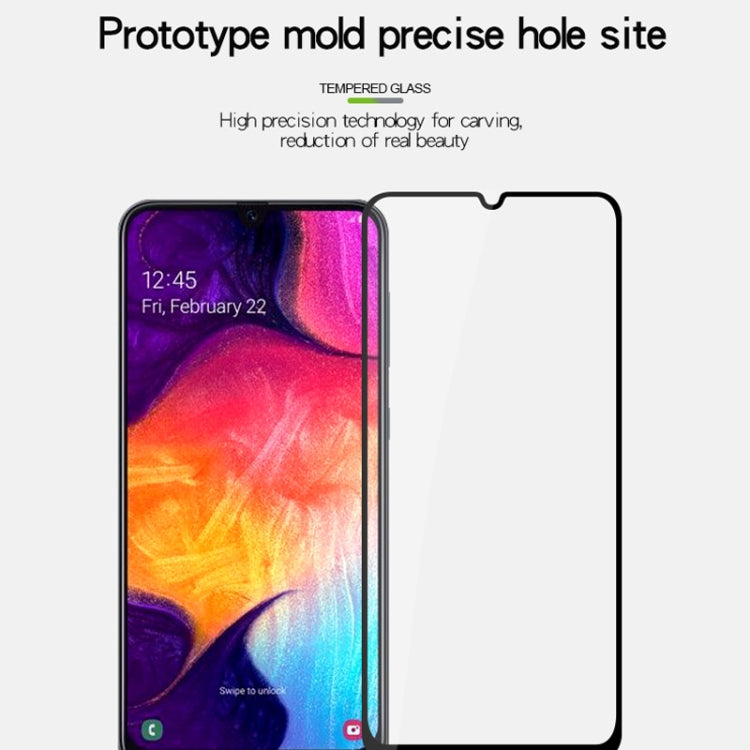 MOFI 9H 2.5D Full Screen Tempered Glass Film for Galaxy A50 (Black) - Galaxy Tempered Glass by MOFI | Online Shopping South Africa | PMC Jewellery