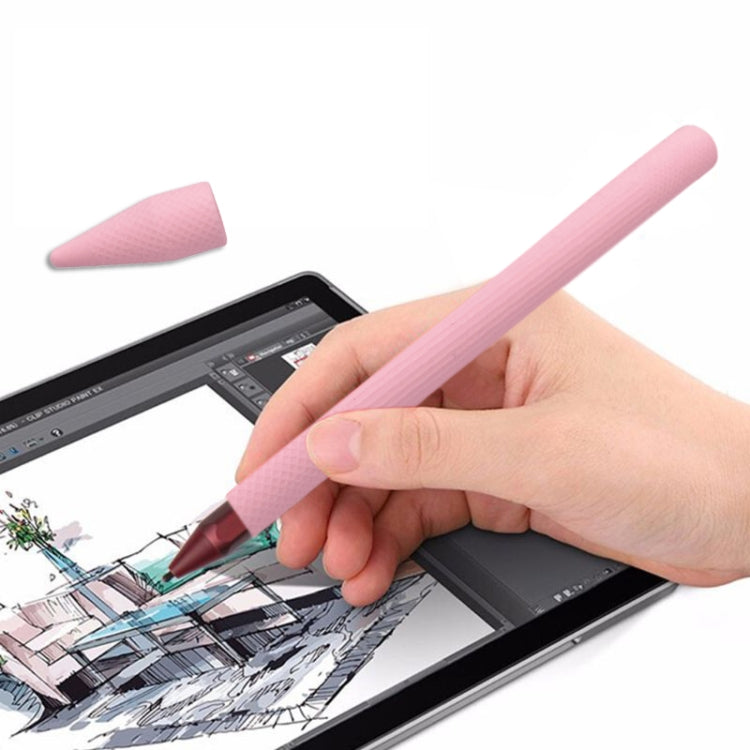 Stylus Pen Silica Gel Protective Case for Microsoft Surface Pro 5 / 6 (Pink) - free shipping - PMC Jewellery - Order now!