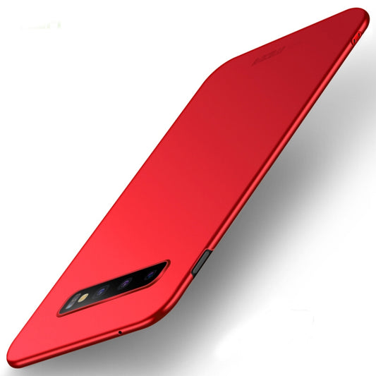 MOFI Frosted PC Ultra-thin Full Coverage Case for Galaxy S10(Red) - Galaxy Phone Cases by MOFI | Online Shopping South Africa | PMC Jewellery
