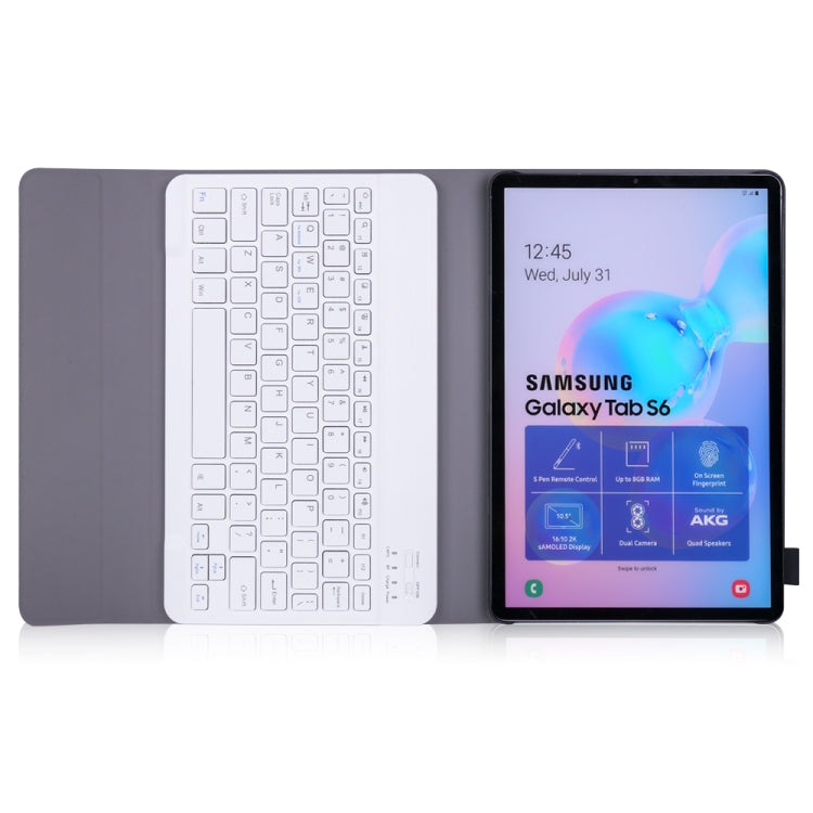 A860 For Samsung Galaxy Tab S6 10.5 inch T860 / T865 Detachable Bluetooth Keyboard Tablet Case with Pen Holder Elastic Strap(Gold) - Samsung Keyboard by PMC Jewellery | Online Shopping South Africa | PMC Jewellery