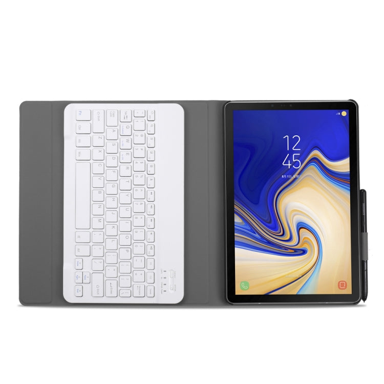 A510 Bluetooth 3.0 Ultra-thin Detachable Bluetooth Keyboard Leather Tablet Case for Samsung Galaxy Tab A 10.1 (2019) T510 / T515, with Pen Slot & Holder (Gold) - Samsung Keyboard by PMC Jewellery | Online Shopping South Africa | PMC Jewellery