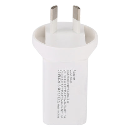 18W Power Adapter Plug Adapter AU Plug - Plug Adaptor by PMC Jewellery | Online Shopping South Africa | PMC Jewellery | Buy Now Pay Later Mobicred