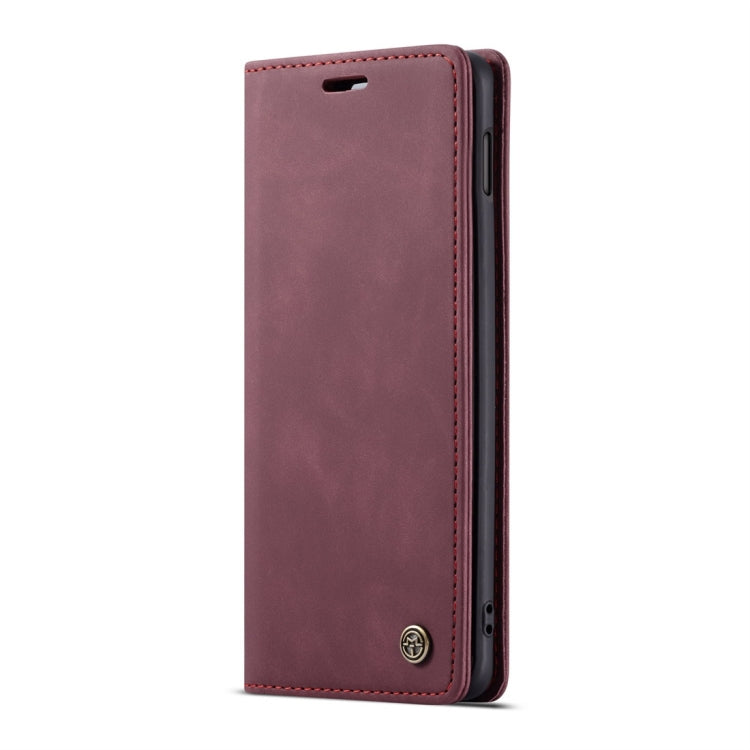 CaseMe-013 Multifunctional Retro Frosted Horizontal Flip Leather Case for Galaxy S10 E, with Card Slot & Holder & Wallet (Wine Red) - Galaxy Phone Cases by CaseMe | Online Shopping South Africa | PMC Jewellery | Buy Now Pay Later Mobicred