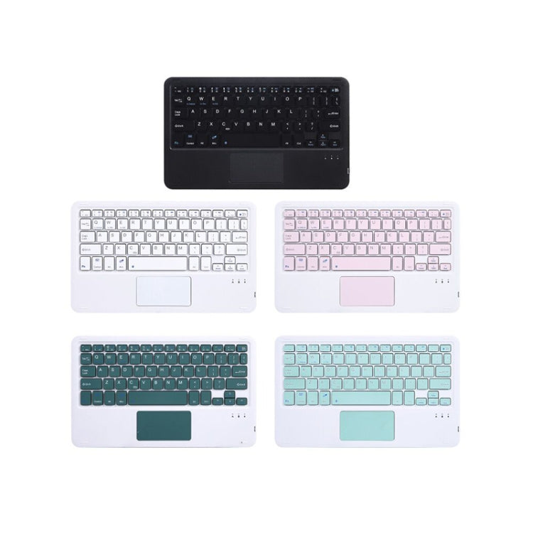 HB119B 10 inch Universal Tablet Wireless Bluetooth Keyboard with Touch Panel (Green) - Universal Keyboard by PMC TechLife | Online Shopping South Africa | PMC TechLife | Buy Now Pay Later Mobicred
