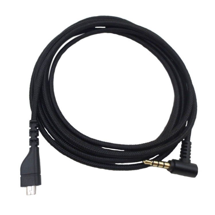 ZS0169 USB Braided Headphone Audio Cable for SteelSeries Arctis 3 / 5 / 7 / Pro(Black) - Headset Accessories by PMC TechLife | Online Shopping South Africa | PMC TechLife | Buy Now Pay Later Mobicred