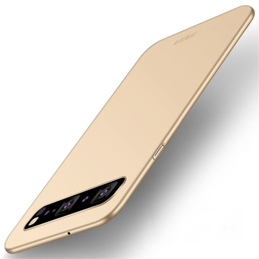 MOFI Frosted PC Ultra-thin Hard Case for Galaxy S10 5G (Gold) - Galaxy Phone Cases by MOFI | Online Shopping South Africa | PMC Jewellery