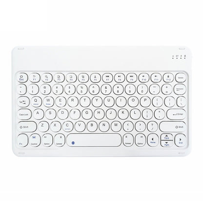 X3S 10 inch Universal Tablet Round Keycap Wireless Bluetooth Keyboard, Backlight Version (White) - Universal Keyboard by PMC Jewellery | Online Shopping South Africa | PMC Jewellery