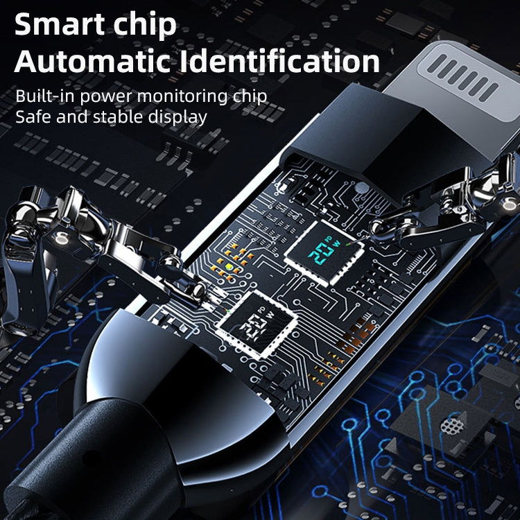 Mutural Li-CC002 1.2m 100W Digital Display USB-C / Type-C to Type-C Charging Data Cable - free shipping - PMC TechLife - Order now!