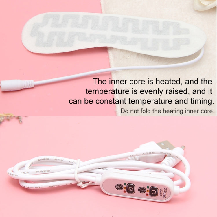 USB Charging Heating Silk Moxa Sleep Eye Mask (Rose Gold) - Eye Masks by PMC TechLife | Online Shopping South Africa | PMC TechLife | Buy Now Pay Later Mobicred
