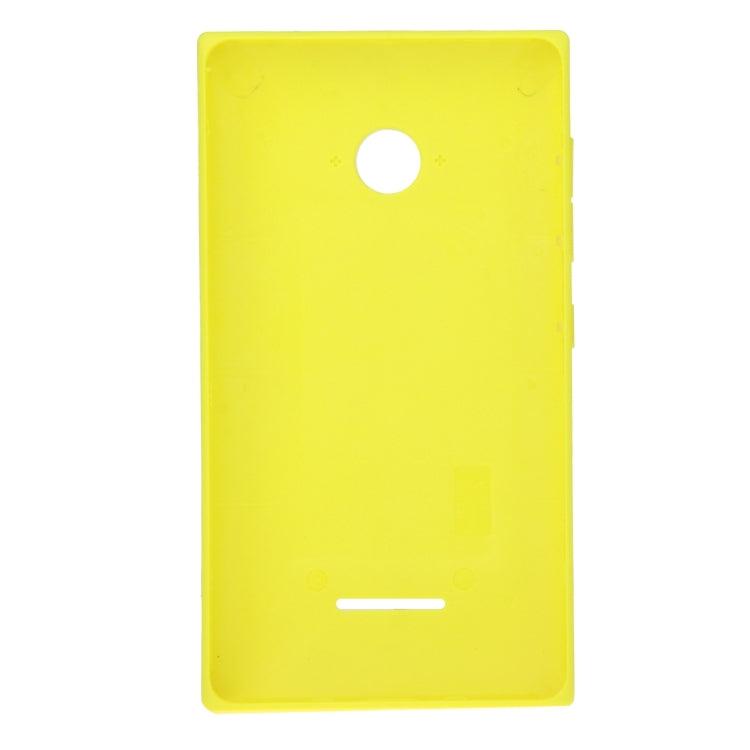 Battery Back Cover  for Microsoft Lumia 435(Yellow) - Back Cover by PMc TechLife | Online Shopping South Africa | PMc TechLife | Buy Now Pay Later Mobicred