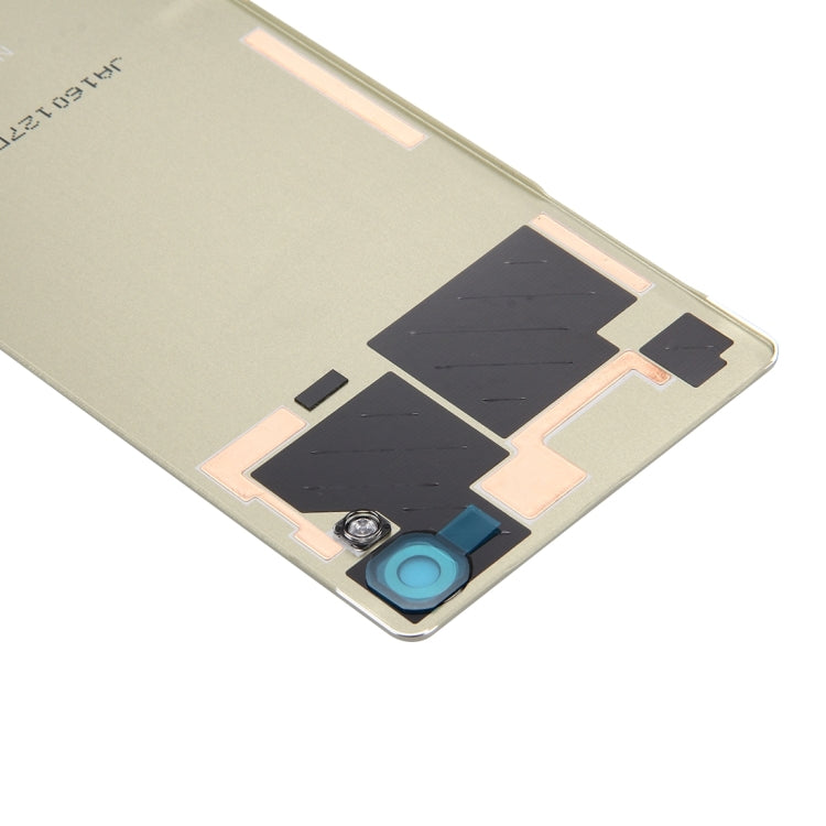 Back Battery Cover for Sony Xperia X (Lime Gold) - Back Cover by PMC Jewellery | Online Shopping South Africa | PMC Jewellery | Buy Now Pay Later Mobicred