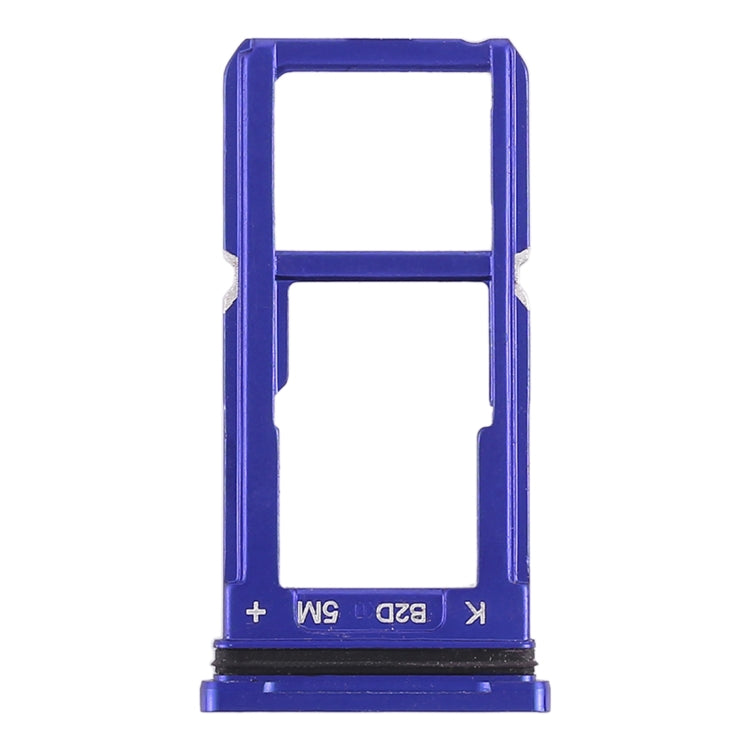 For OPPO R15 SIM Card Tray + SIM Card Tray / Micro SD Card Tray (Blue) - Card Tray by PMc TechLife | Online Shopping South Africa | PMc TechLife | Buy Now Pay Later Mobicred