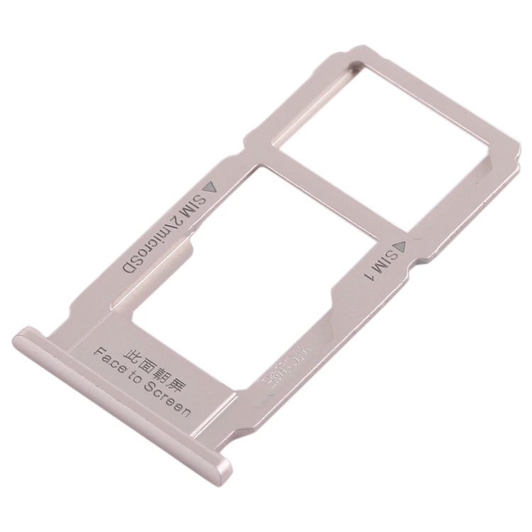For OPPO R11 Plus SIM Card Tray + SIM Card Tray / Micro SD Card Tray (Silver) - Card Tray by PMc TechLife | Online Shopping South Africa | PMc TechLife | Buy Now Pay Later Mobicred