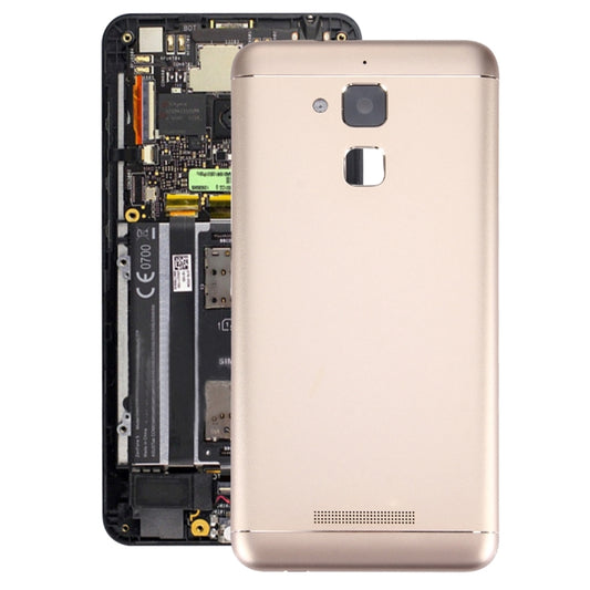 Aluminium Alloy Back Battery Cover for ASUS ZenFone 3 Max / ZC520TL(Gold) - Back Cover by PMC Jewellery | Online Shopping South Africa | PMC Jewellery | Buy Now Pay Later Mobicred