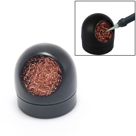 Kaisi Soldering Iron Nozzle Cleaning Ball Pure Copper Removing Tin Ball Seat(Black) - Others by PMC Jewellery | Online Shopping South Africa | PMC Jewellery | Buy Now Pay Later Mobicred