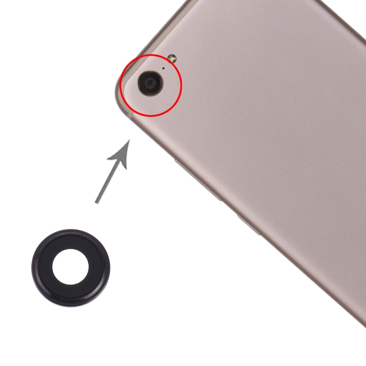 For Vivo X9 Plus Camera Lens Cover (Black) - Camera Parts by PMc TechLife | Online Shopping South Africa | PMc TechLife | Buy Now Pay Later Mobicred