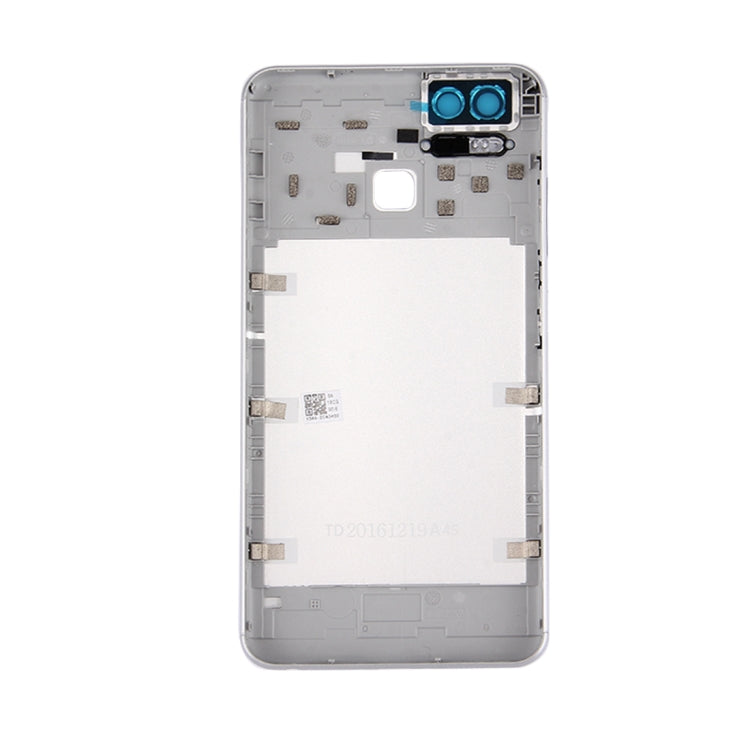 Back Battery Cover for Asus ZenFone 3 Zoom / ZE553KL(Silver) - Back Cover by PMC Jewellery | Online Shopping South Africa | PMC Jewellery | Buy Now Pay Later Mobicred