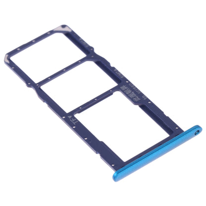 SIM Card Tray + SIM Card Tray + Micro SD Card Tray for Huawei Y7 (2019) / Y7 Pro (2019) / Y7 Prime (2019) (Blue) - Card Socket by PMC Jewellery | Online Shopping South Africa | PMC Jewellery