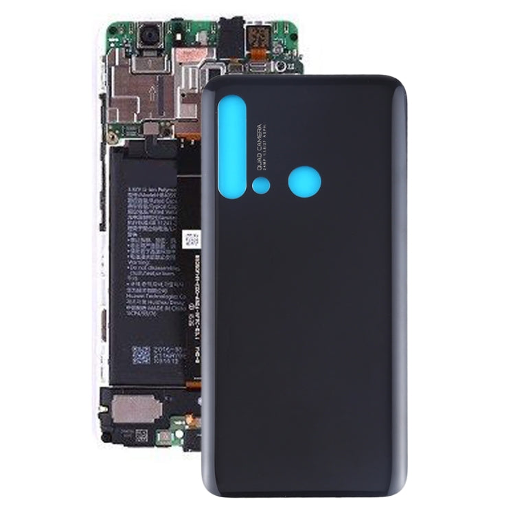 Battery Back Cover for Huawei Nova 5i(Black) - Back Cover by PMc TechLife | Online Shopping South Africa | PMc TechLife | Buy Now Pay Later Mobicred
