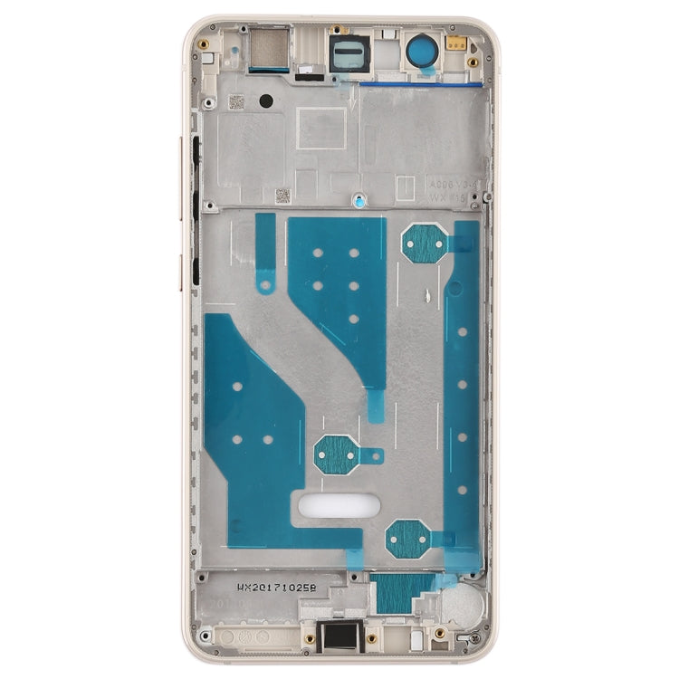 Middle Frame Bezel Plate with Side Keys for Huawei P10 Lite(Gold) - Full Housing Cover by PMC Jewellery | Online Shopping South Africa | PMC Jewellery | Buy Now Pay Later Mobicred