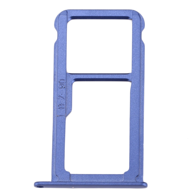 For Huawei P10 SIM Card Tray & SIM / Micro SD Card Tray(Blue) - Card Socket by PMc TechLife | Online Shopping South Africa | PMc TechLife | Buy Now Pay Later Mobicred