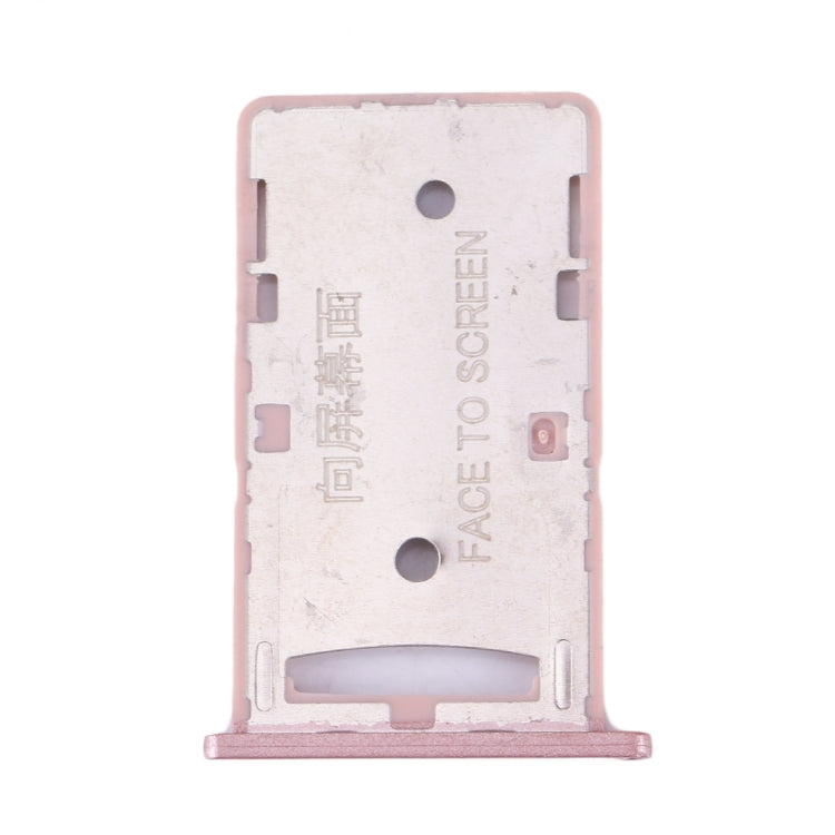 For Xiaomi Redmi 4A SIM & SIM / TF Card Tray(Rose Gold) - Card Tray by PMc TechLife | Online Shopping South Africa | PMc TechLife | Buy Now Pay Later Mobicred