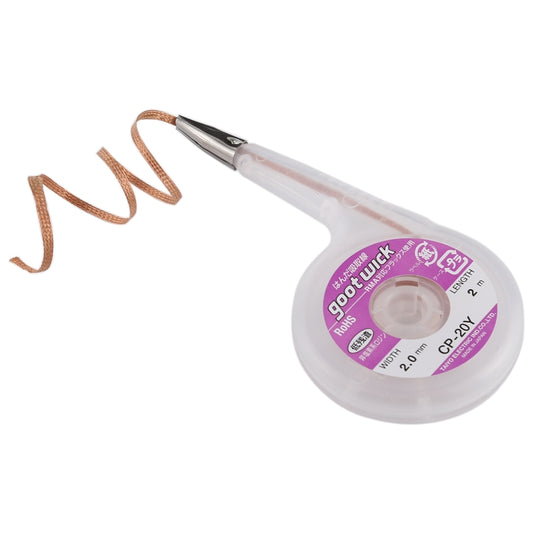 2.0mm Soldering wick Desoldering Braid Solder Wire Suction-line, Length: 2m - Welding Wire by PMC Jewellery | Online Shopping South Africa | PMC Jewellery | Buy Now Pay Later Mobicred