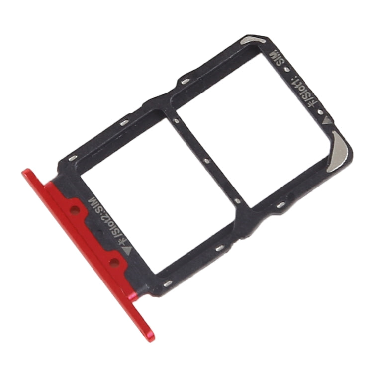 SIM Card Tray + SIM Card Tray for Huawei Nova 4 (Red) - Card Socket by PMc TechLife | Online Shopping South Africa | PMc TechLife | Buy Now Pay Later Mobicred