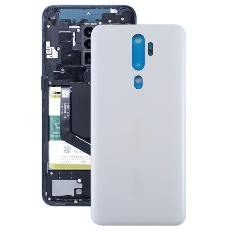 For OPPO A11 Back Cover (White) - Back Cover by PMC Jewellery | Online Shopping South Africa | PMC Jewellery | Buy Now Pay Later Mobicred
