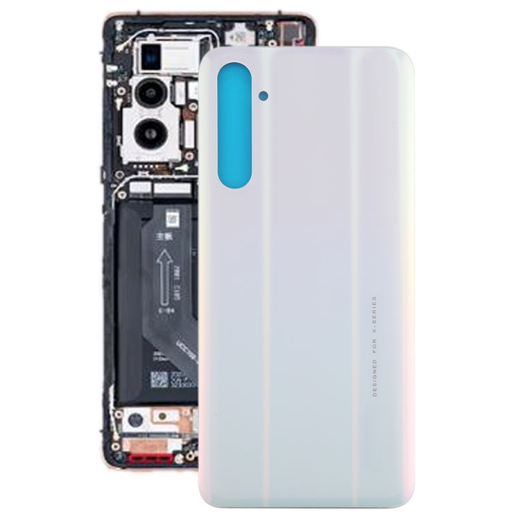 For OPPO K5 Battery Back Cover (White) - Back Cover by PMC Jewellery | Online Shopping South Africa | PMC Jewellery | Buy Now Pay Later Mobicred