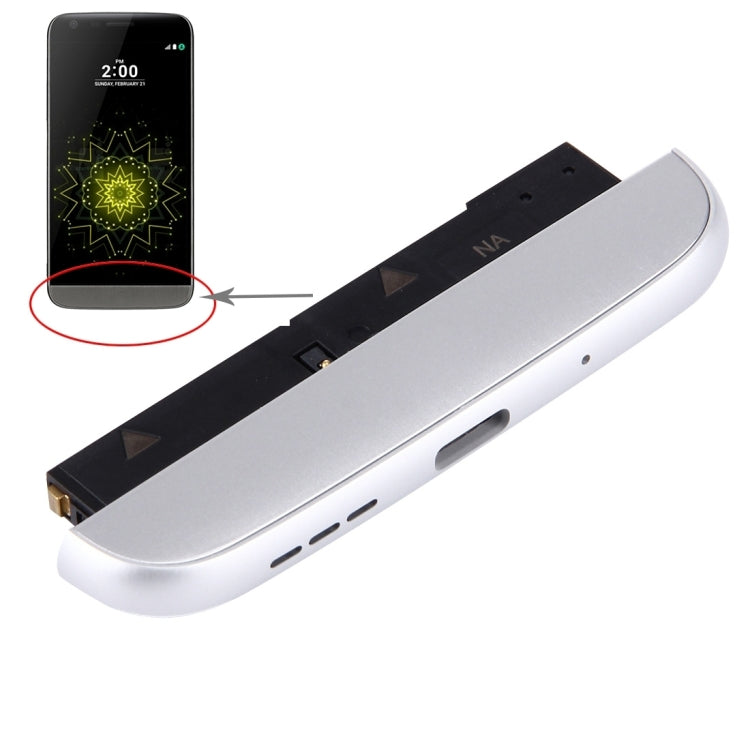 (Charging Dock + Microphone + Speaker Ringer Buzzer) Module for LG G5 / H820(Silver) - For LG by PMC TechLife | Online Shopping South Africa | PMC TechLife | Buy Now Pay Later Mobicred