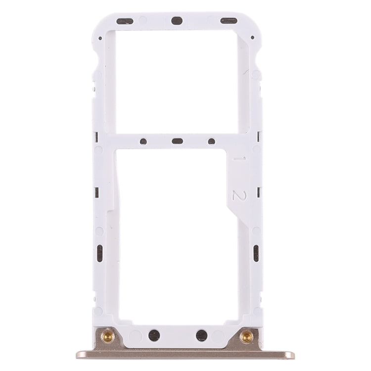 2 SIM Card Tray / Micro SD Card Tray for Xiaomi Redmi 5 Plus(Gold) - Card Tray by PMc TechLife | Online Shopping South Africa | PMc TechLife | Buy Now Pay Later Mobicred