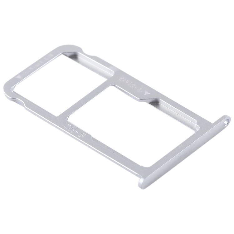 SIM Card Tray + SIM Card Tray / Micro SD Card for Huawei G9 Plus (Silver) - Card Socket by PMc TechLife | Online Shopping South Africa | PMc TechLife | Buy Now Pay Later Mobicred