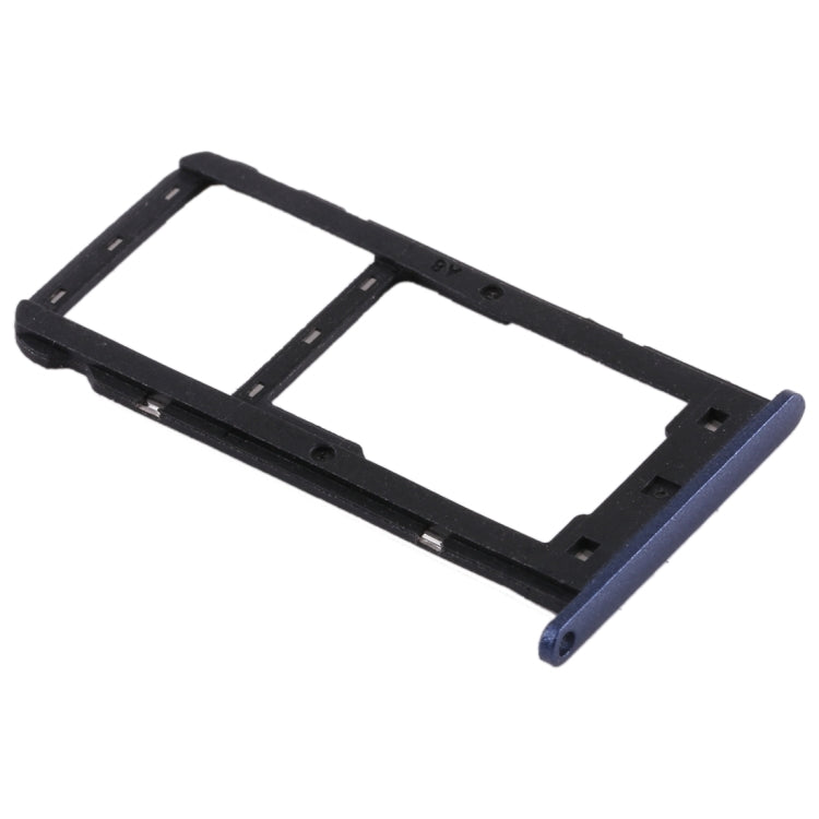 SIM Card Tray + SIM Card Tray / Micro SD Card for Huawei Enjoy 7 (Blue) - Card Socket by PMc TechLife | Online Shopping South Africa | PMc TechLife | Buy Now Pay Later Mobicred