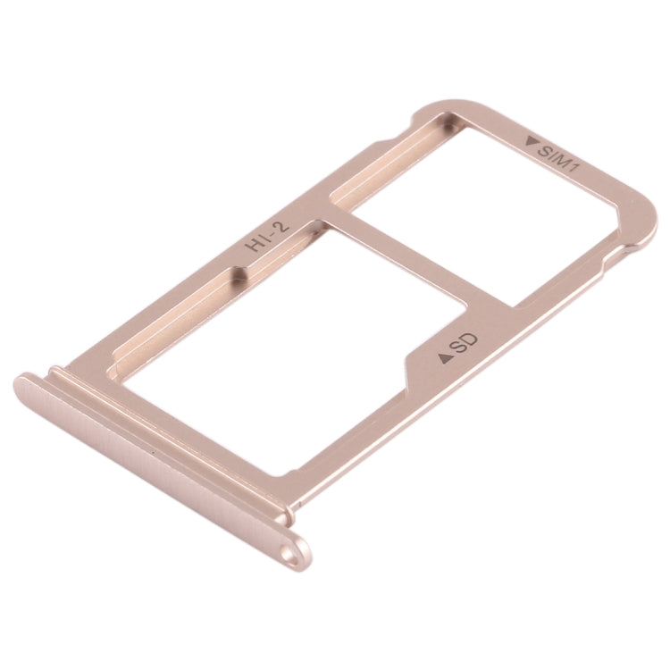 SIM Card Tray + SIM Card Tray / Micro SD Card for Huawei Mate 10 (Gold) - Card Socket by PMc TechLife | Online Shopping South Africa | PMc TechLife | Buy Now Pay Later Mobicred