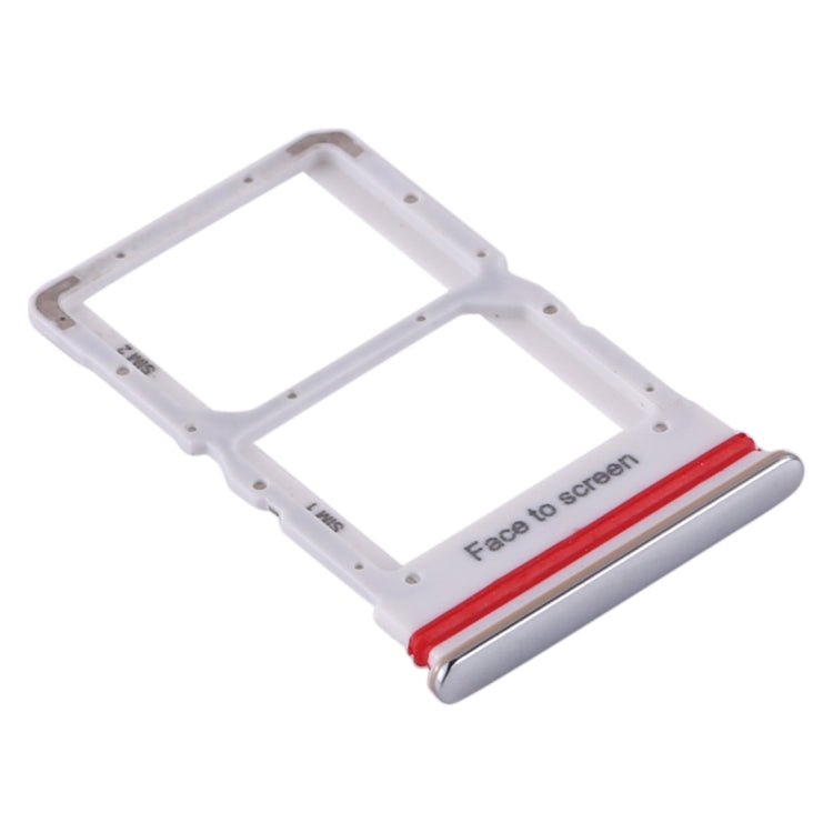 SIM Card Tray + SIM Card Tray for Xiaomi Mi 10 Lite 5G (Silver) - Card Tray by PMC Jewellery | Online Shopping South Africa | PMC Jewellery | Buy Now Pay Later Mobicred