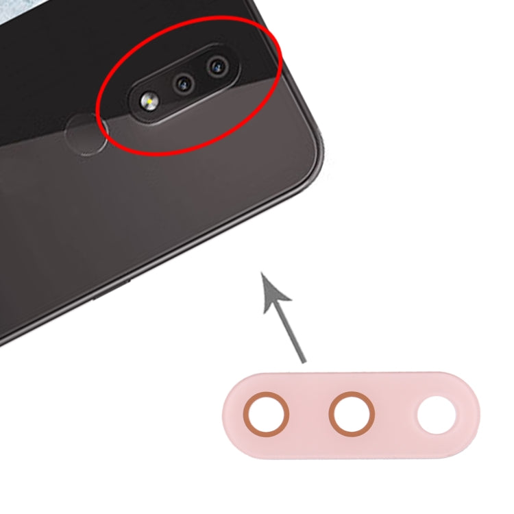 10 PCS Back Camera Lens for Nokia 4.2 / TA-1184 / TA-1133 / TA-1149 / TA-1150 / TA-1157(Pink) - Camera by PMC Jewellery | Online Shopping South Africa | PMC Jewellery | Buy Now Pay Later Mobicred