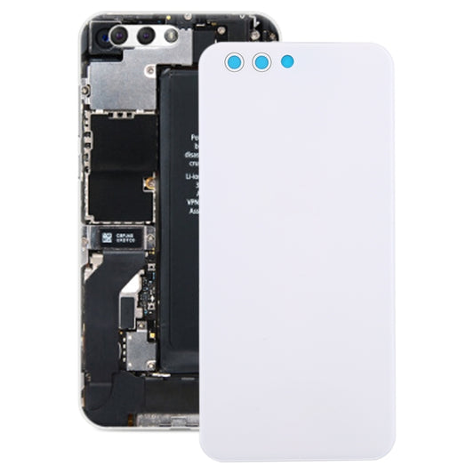 Battery Back Cover with Camera Lens & Side Keys for Asus ZenFone 4 ZE554KL(White) - Back Cover by PMC Jewellery | Online Shopping South Africa | PMC Jewellery | Buy Now Pay Later Mobicred