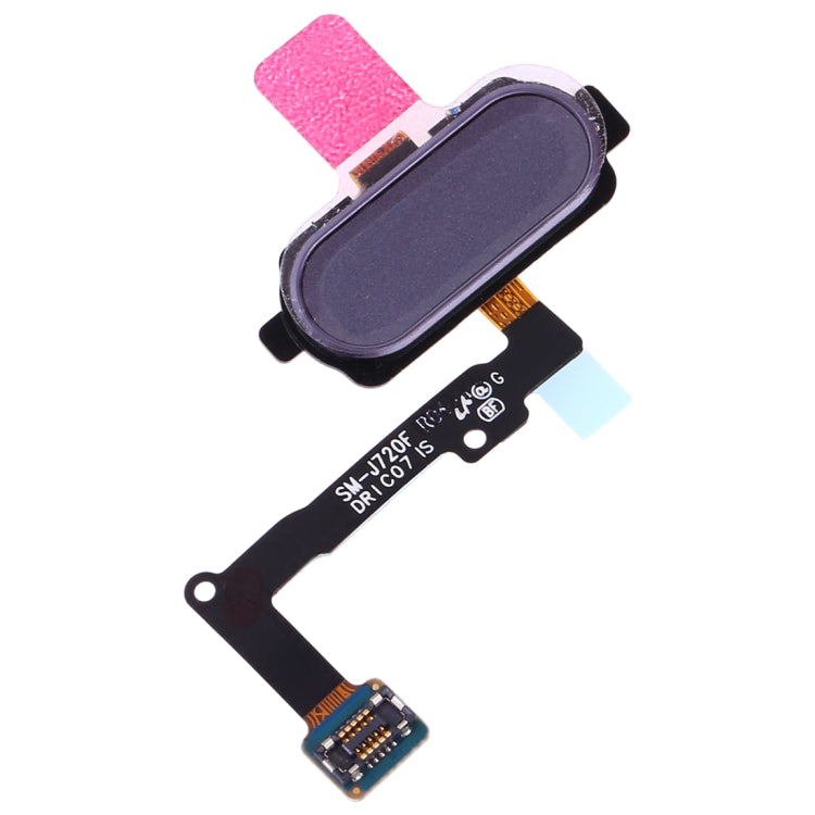 For Galaxy J7 Duo SM-J720F Fingerprint Sensor Flex Cable(Grey) - Flex Cable by PMC Jewellery | Online Shopping South Africa | PMC Jewellery | Buy Now Pay Later Mobicred